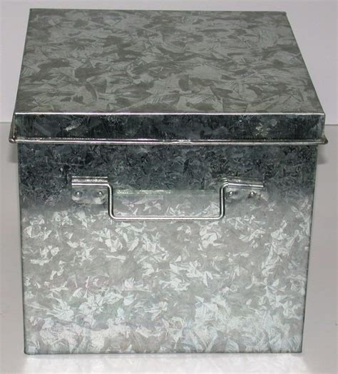 ebay metal boxes|metal storage boxes with lids.